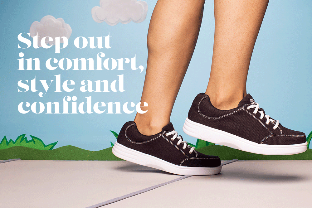 Dr Comfort Step out in comfort style and confidence image